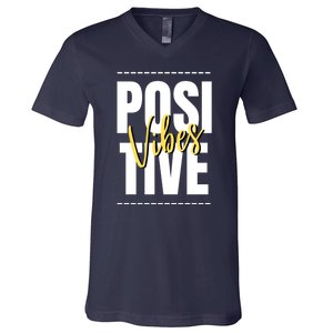 Positive Vibes V-Neck T-Shirt