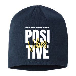 Positive Vibes Sustainable Beanie