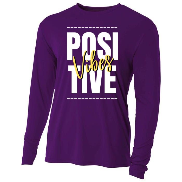 Positive Vibes Cooling Performance Long Sleeve Crew