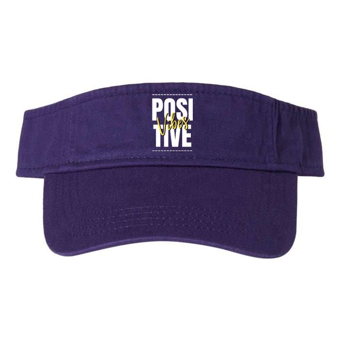 Positive Vibes Valucap Bio-Washed Visor