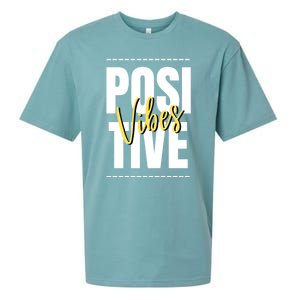 Positive Vibes Sueded Cloud Jersey T-Shirt