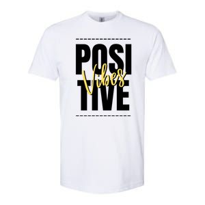 Positive Vibes Softstyle CVC T-Shirt