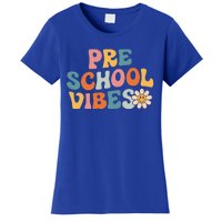 Preschool Vibes Preschool Team Retro 1st Day Of School Women's T-Shirt