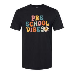 Preschool Vibes Preschool Team Retro 1st Day Of School Softstyle CVC T-Shirt