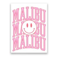 Preppy Varsity Pink Malibu California Poster