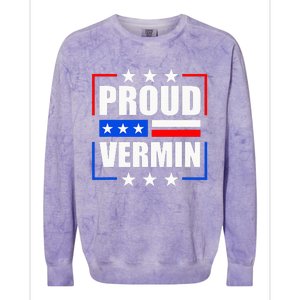 Proud Vermin  Colorblast Crewneck Sweatshirt