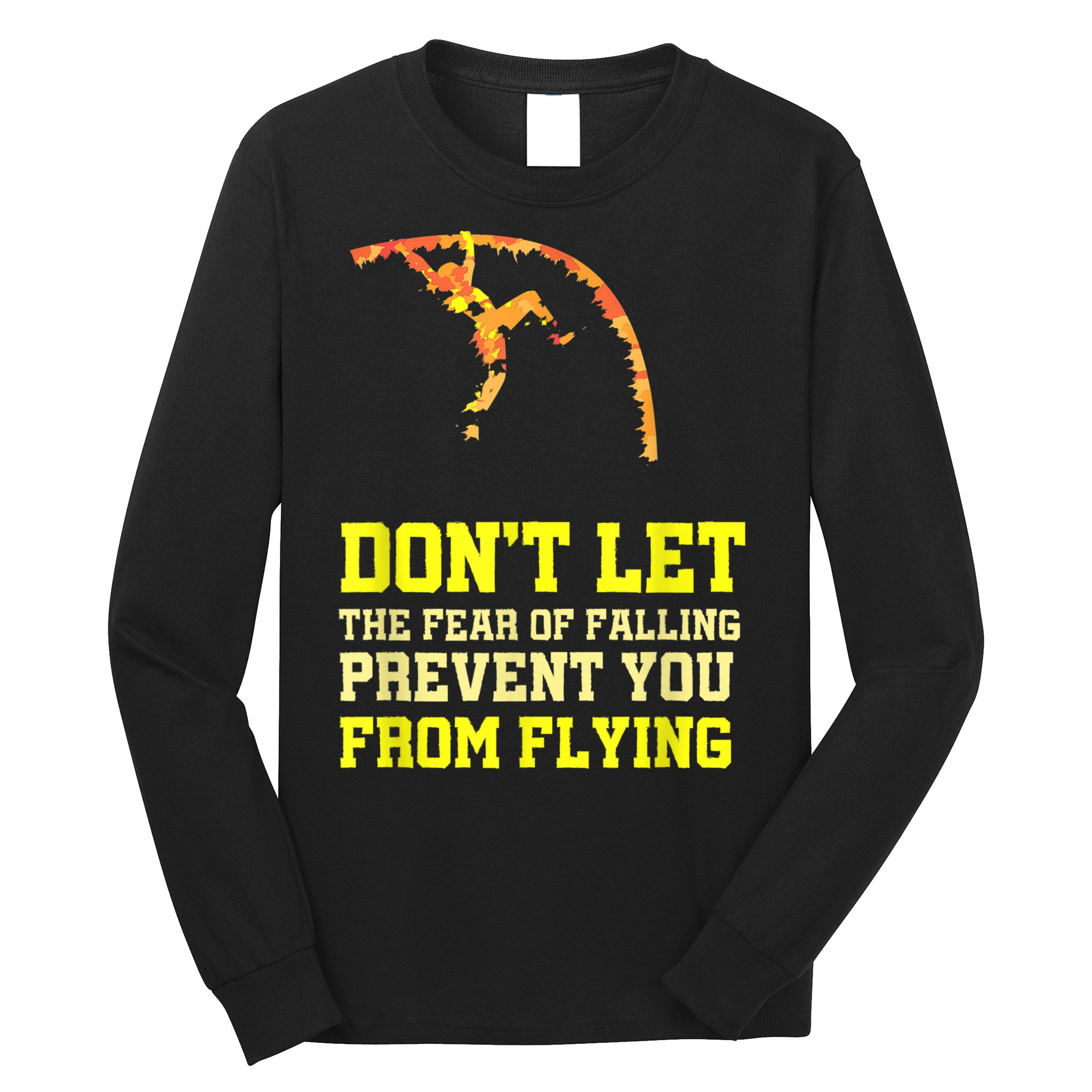 Pole Vaulting Pole Track & Field Pole Vault Long Sleeve Shirt