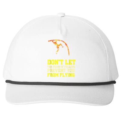 Pole Vaulting Pole Track & Field Pole Vault Snapback Five-Panel Rope Hat