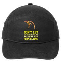 Pole Vaulting Pole Track & Field Pole Vault 7-Panel Snapback Hat
