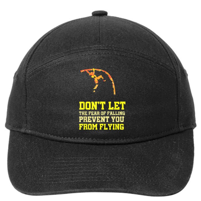 Pole Vaulting Pole Track & Field Pole Vault 7-Panel Snapback Hat