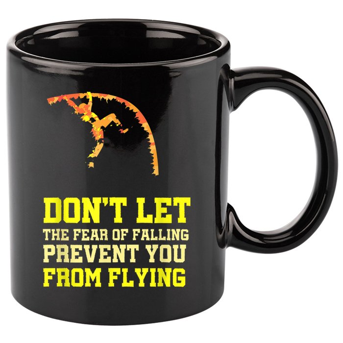 Pole Vaulting Pole Track & Field Pole Vault 11oz C Handle Ceramic Mug