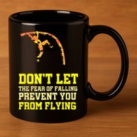 Pole Vaulting Pole Track & Field Pole Vault 11oz C Handle Ceramic Mug