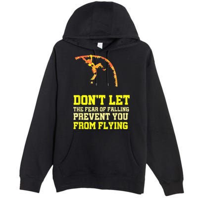 Pole Vaulting Pole Track & Field Pole Vault Premium Pullover Hoodie