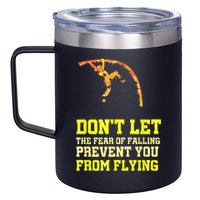 Pole Vaulting Pole Track & Field Pole Vault 12oz Stainless Steel Coffee Mug