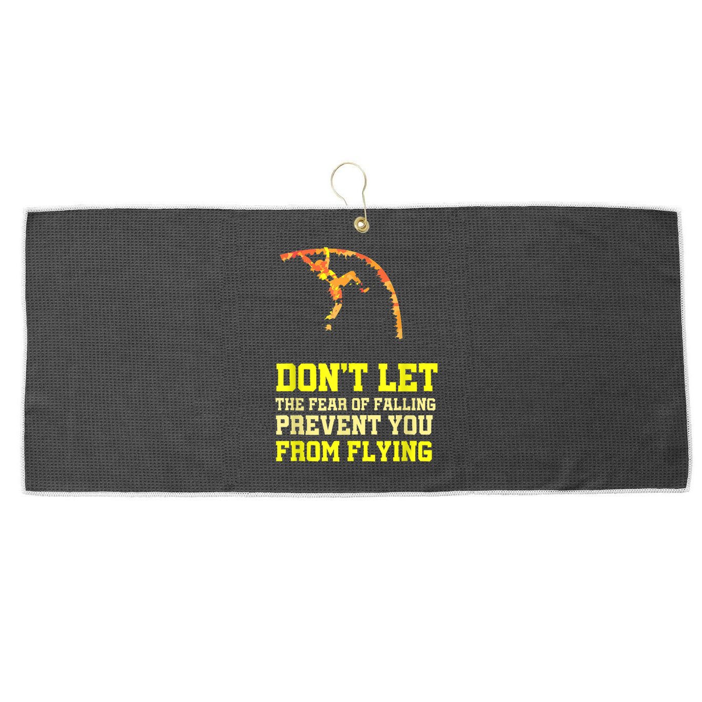 Pole Vaulting Pole Track & Field Pole Vault Large Microfiber Waffle Golf Towel