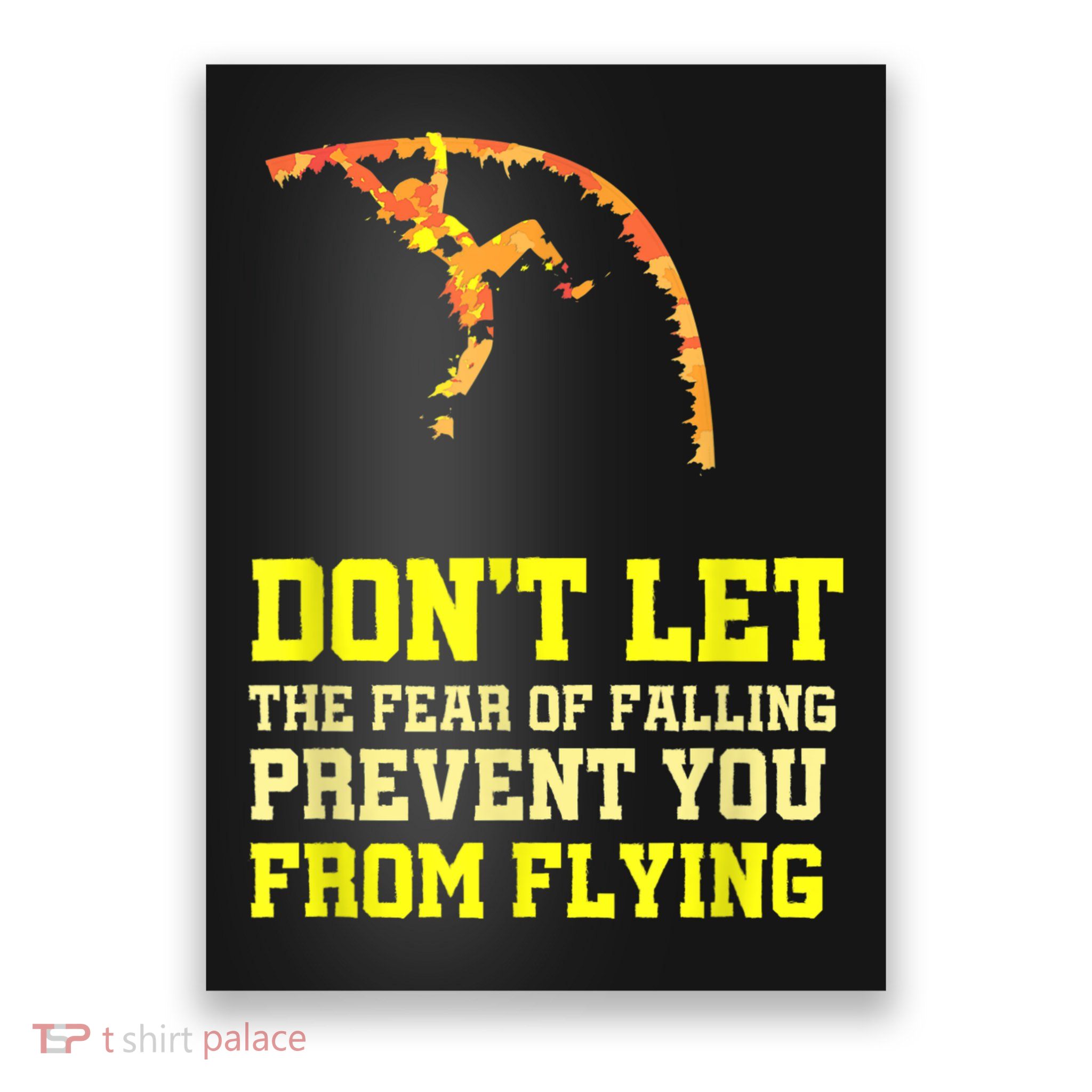Pole Vaulting Pole Track & Field Pole Vault Poster