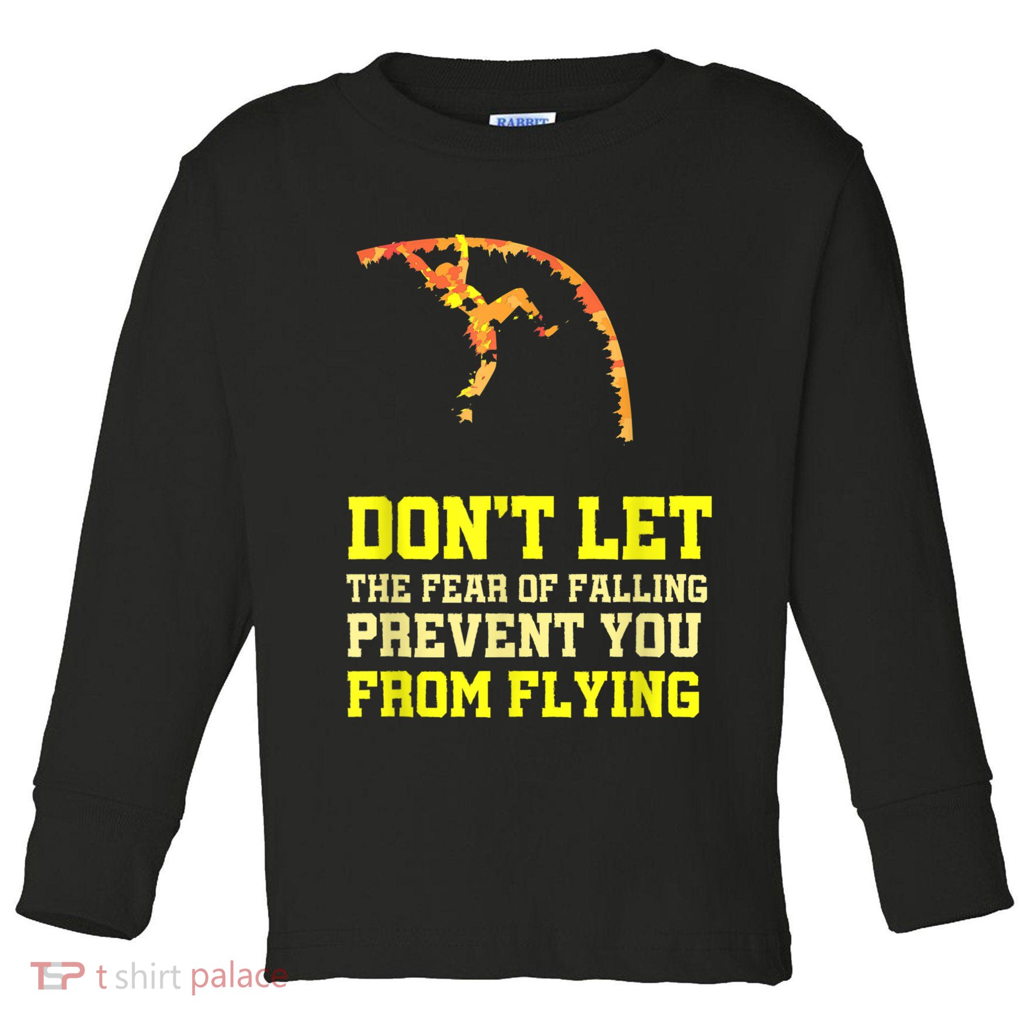 Pole Vaulting Pole Track & Field Pole Vault Toddler Long Sleeve Shirt