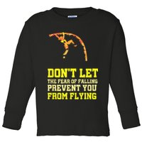 Pole Vaulting Pole Track & Field Pole Vault Toddler Long Sleeve Shirt