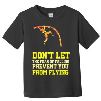 Pole Vaulting Pole Track & Field Pole Vault Toddler T-Shirt