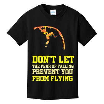 Pole Vaulting Pole Track & Field Pole Vault Kids T-Shirt