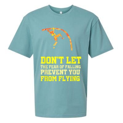 Pole Vaulting Pole Track & Field Pole Vault Sueded Cloud Jersey T-Shirt