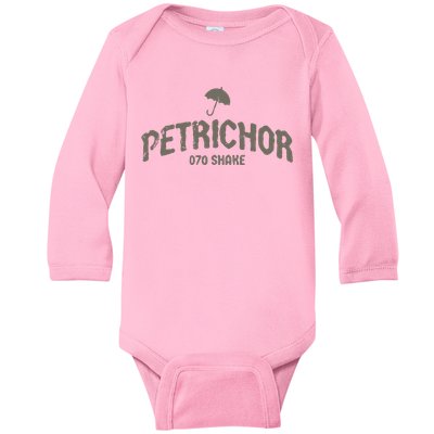 Petrichor Varsity Baby Long Sleeve Bodysuit