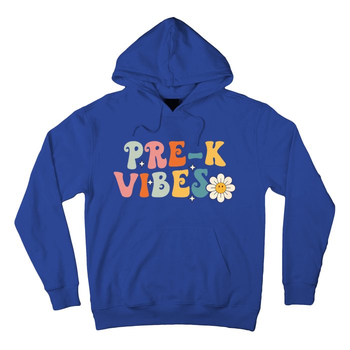 PreK Vibes Pre Kindergarten Team Retro 1st Day Of School Hoodie