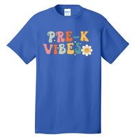 PreK Vibes Pre Kindergarten Team Retro 1st Day Of School Tall T-Shirt