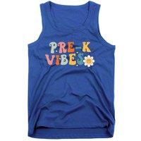 PreK Vibes Pre Kindergarten Team Retro 1st Day Of School Tank Top