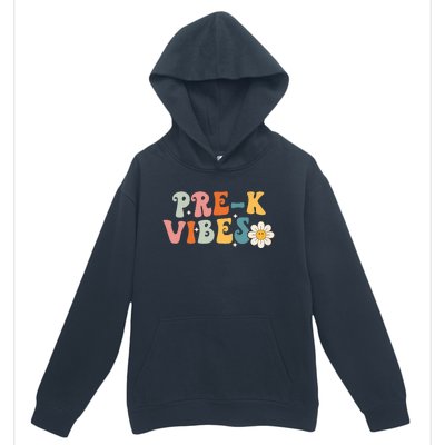 PreK Vibes Pre Kindergarten Team Retro 1st Day Of School Urban Pullover Hoodie