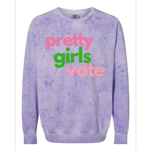 Pretty Vote Colorblast Crewneck Sweatshirt