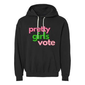 Pretty Vote Garment-Dyed Fleece Hoodie