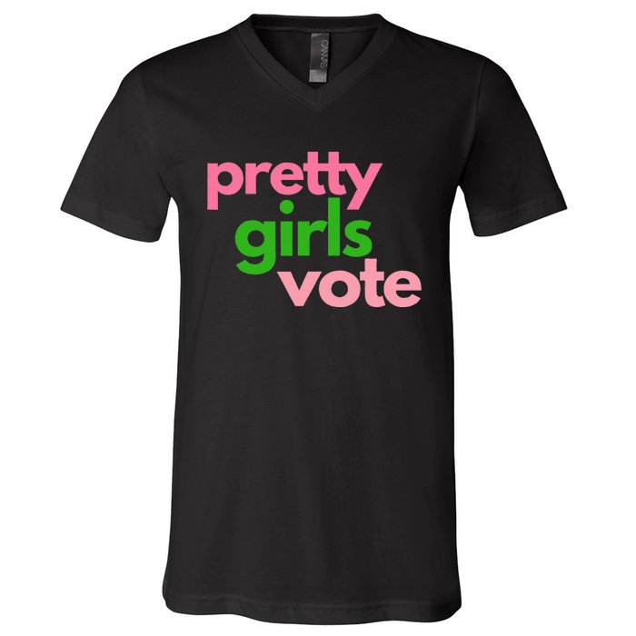 Pretty Vote V-Neck T-Shirt