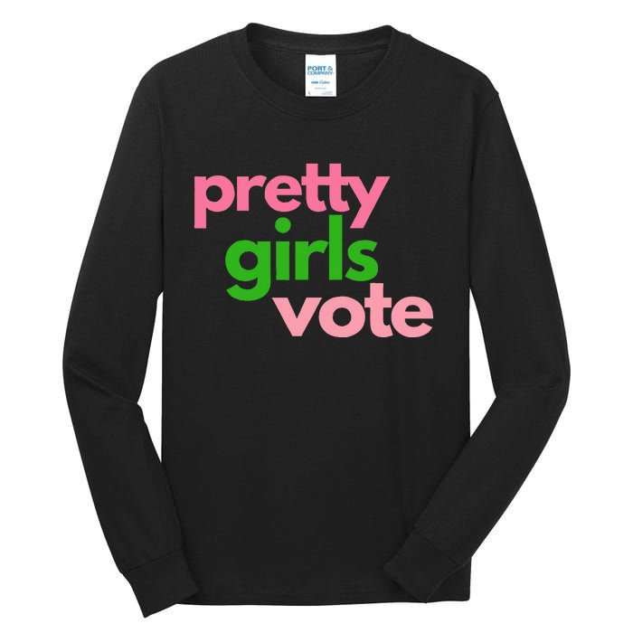 Pretty Vote Tall Long Sleeve T-Shirt