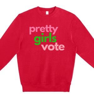 Pretty Vote Premium Crewneck Sweatshirt