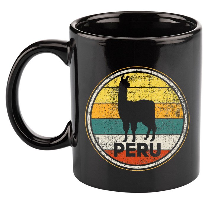Peru Vicuna Peruvian 11oz C Handle Ceramic Mug