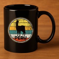 Peru Vicuna Peruvian 11oz C Handle Ceramic Mug