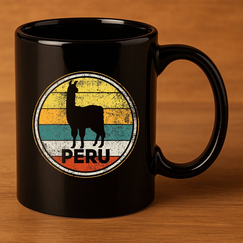 Peru Vicuna Peruvian 11oz C Handle Ceramic Mug