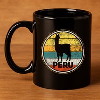 Peru Vicuna Peruvian 11oz C Handle Ceramic Mug