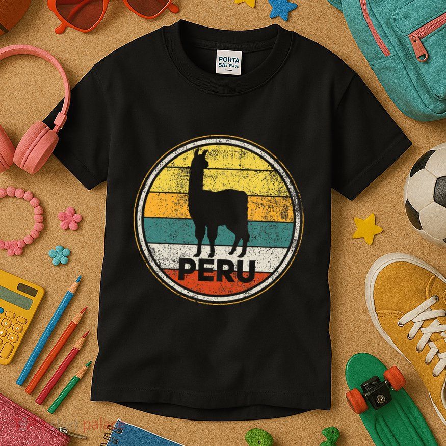 Peru Vicuna Peruvian Kids T-Shirt