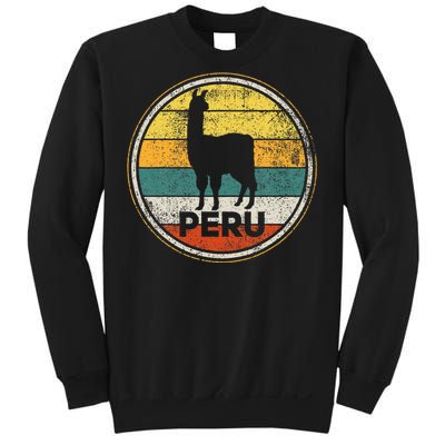 Peru Vicuna Peruvian Retro Vintage Sweatshirt