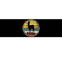 Peru Vicuna Peruvian Retro Vintage Bumper Sticker