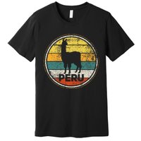 Peru Vicuna Peruvian Retro Vintage Premium T-Shirt