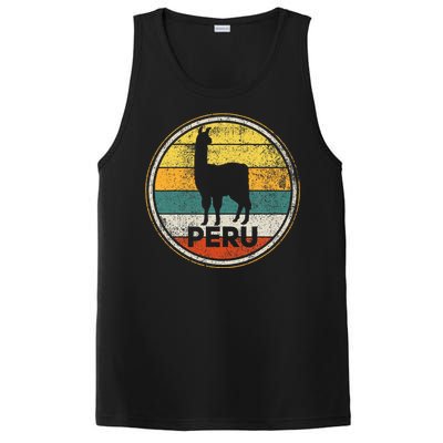 Peru Vicuna Peruvian Retro Vintage PosiCharge Competitor Tank