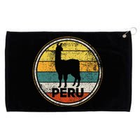 Peru Vicuna Peruvian Retro Vintage Grommeted Golf Towel