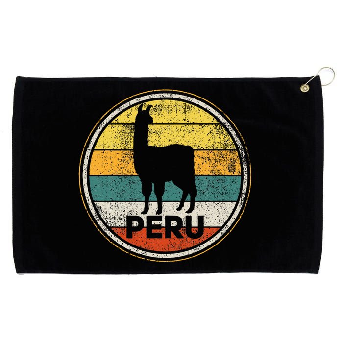 Peru Vicuna Peruvian Retro Vintage Grommeted Golf Towel