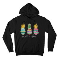 Positive Vibe Pineapple Transfer Day Infertility Ivf Mom Dad Hoodie