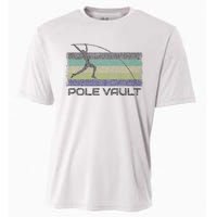 Pole Vault Retro Fun Pole Vaulting Design For Your Vaulter Cooling Performance Crew T-Shirt