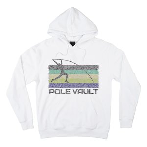 Pole Vault Retro Fun Pole Vaulting Design For Your Vaulter Hoodie