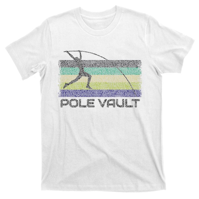 Pole Vault Retro Fun Pole Vaulting Design For Your Vaulter T-Shirt